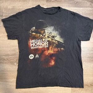 Medal of Honor Warfighter EA Games Promo Graphic T-Shirt Mens Black L